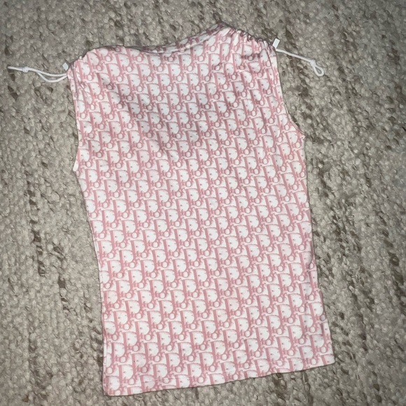 ❌ SOLD ❌ 💗RARE💗 Authentic Vintage Christian Dior Trotter Sleeveless Top - Picture 11 of 11